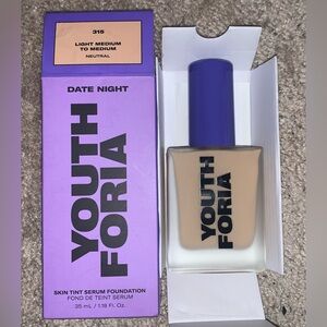 BRAND NEW. Youthforia Date Night Skin Tint Serum Foundation in shade 315.